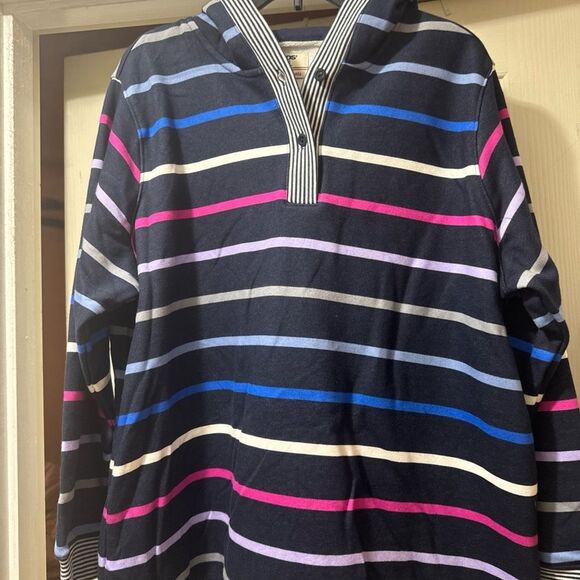 Kohl's Navy Striped Top - Picture 5 of 5